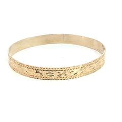 7.75'' - Pre Owned - 9ct - Slave Bangle - ( 12.98 )