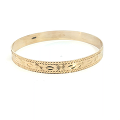 7.75'' - Pre Owned - 9ct - Slave Bangle - ( 12.98 )