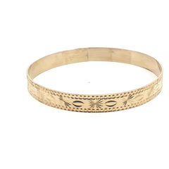 7.75'' - Pre Owned - 9CT - Slave Bangle - ( 13.22g)