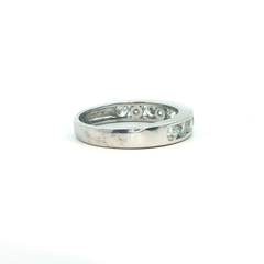 1.00ct Diamond Half Eternity Ring – 18ct White Gold (VS2, G–H) - Goldbank Jewellers