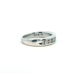 Diamond Half Eternity Ring – 14ct White Gold - Goldbank Jewellers
