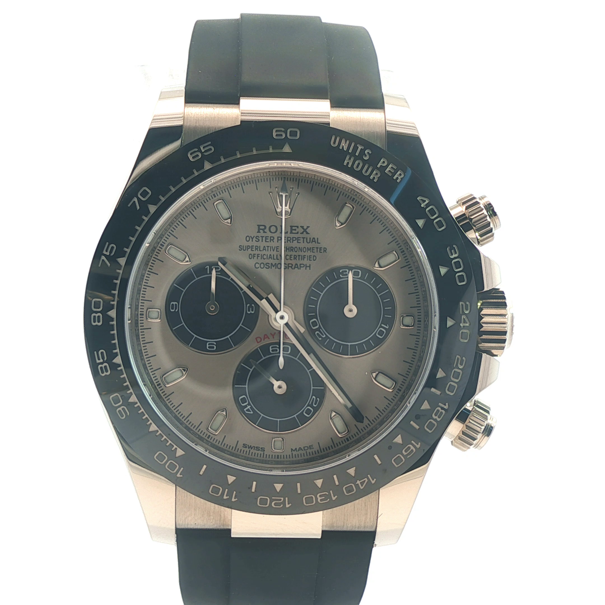 Rolex Daytona 18ct White Gold on Oyster Flex - 116519LN - 2021 - Full Set