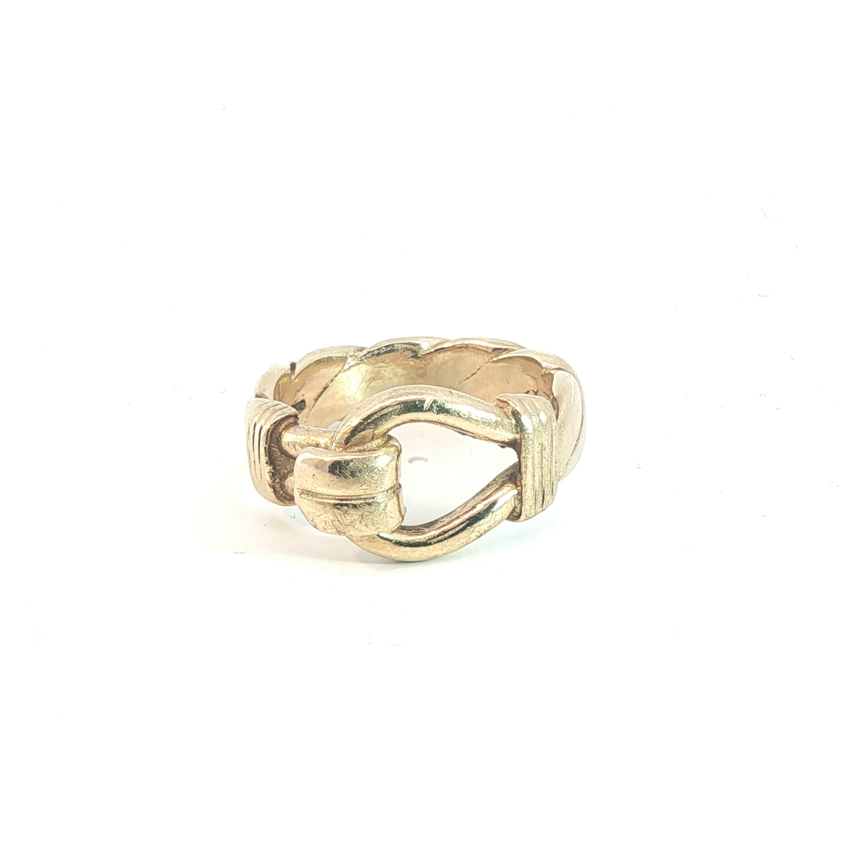 Size X - Pre-Owned - 9ct - Hook Ring - ( 13.62g )