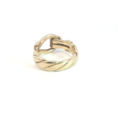 Size X - Pre-Owned - 9ct - Hook Ring - ( 13.62g )