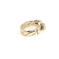 Size X - Pre-Owned - 9ct - Hook Ring - ( 13.62g )