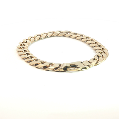 8.5'' - Pre Owned - 9ct - Flat Curb Bracelet - ( 38.13g )