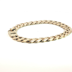 8.5'' - Pre Owned - 9ct - Flat Curb Bracelet - ( 38.13g )