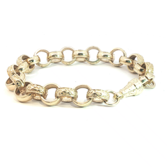 8'' - Pre Owned - 9ct - Belcher Bracelet - ( 27.04g )
