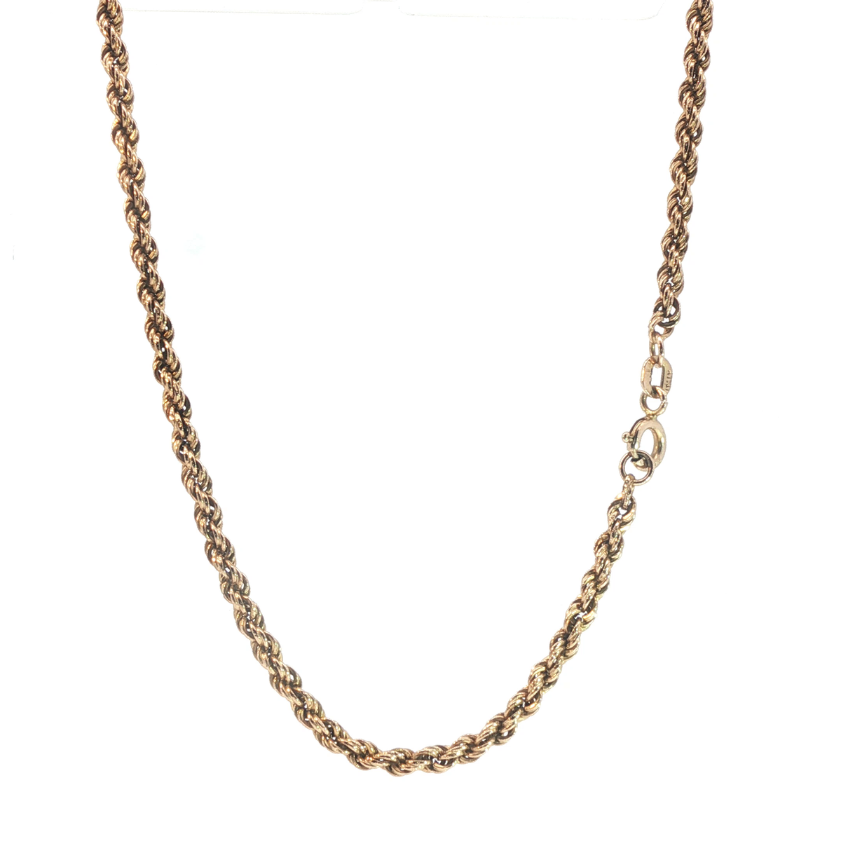 21'' - Pre Owned - 9ct - Rope Chain - ( 4.66g )