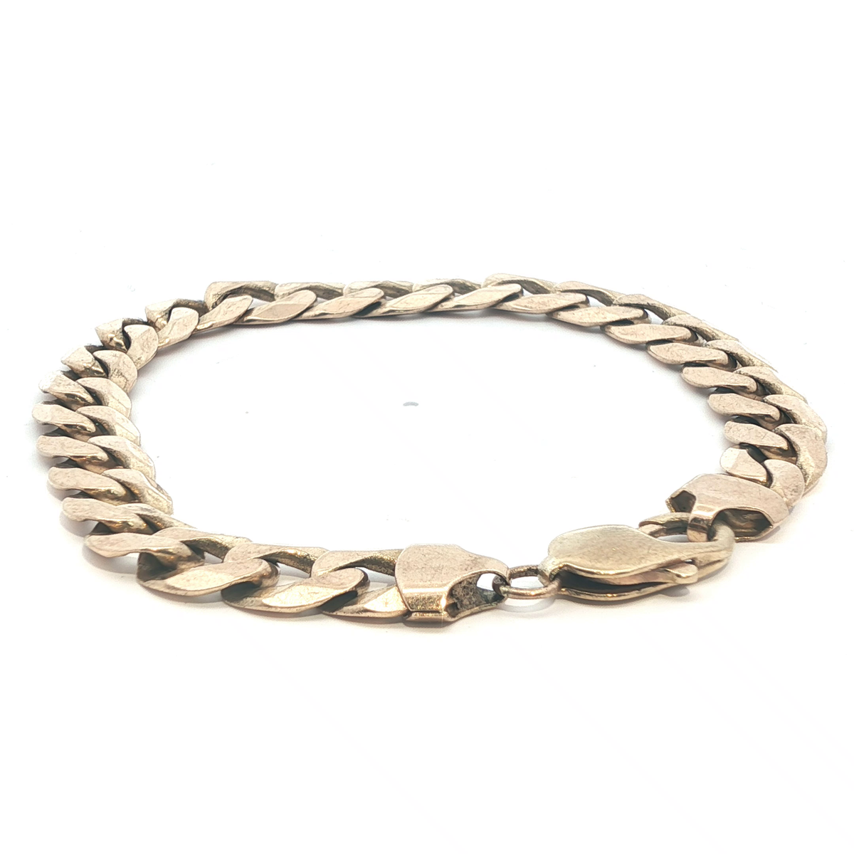 8'' - Pre Owned - 9ct - Curb Bracelet - ( 30.15g )