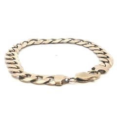 8'' - Pre Owned - 9ct - Curb Bracelet - ( 30.15g )