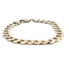 8'' - Pre Owned - 9ct - Curb Bracelet - ( 30.15g )