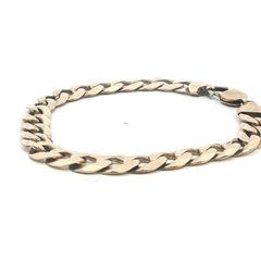 8'' - Pre Owned - 9ct - Curb Bracelet - ( 30.15g )