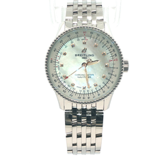 Breitling Navitimer – A17395 (2020 | Diamond Mother-of-Pearl Dial | Full Set) | 35mm | Automatic