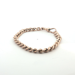 8'' - Pre Owned - 9ct - Rose Gold Roller Ball Bracelet - ( 20.18g )