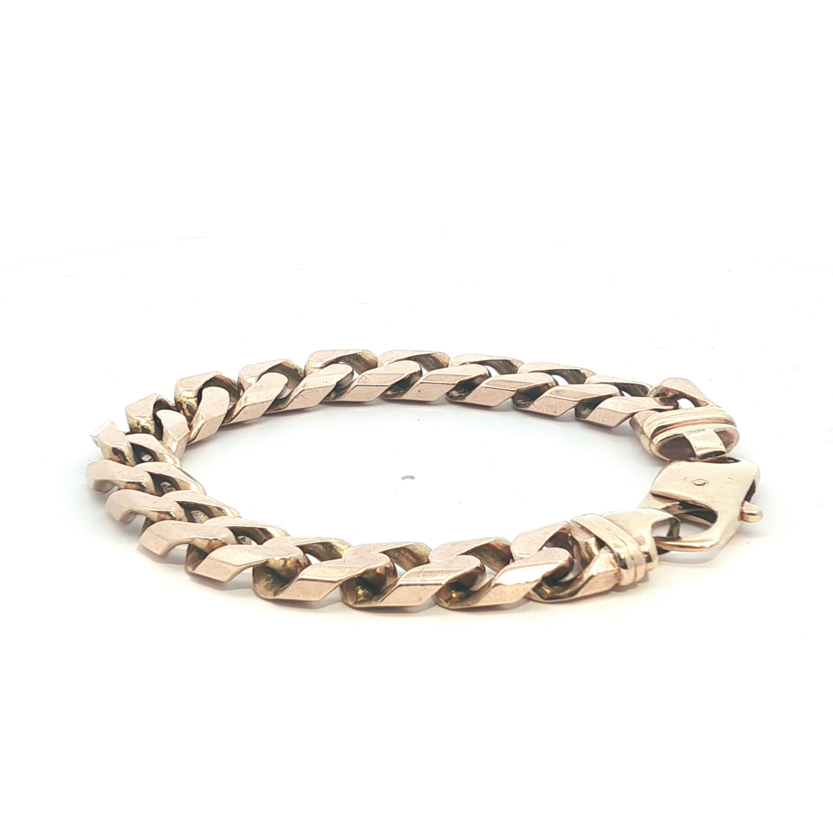 8'' - Pre Owned - 9ct - Curb Bracelet - ( 44.72g )