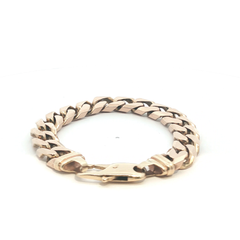 8'' - Pre Owned - 9ct - Curb Bracelet - ( 44.72g )