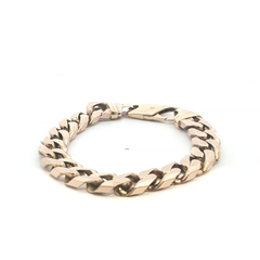 8'' - Pre Owned - 9ct - Curb Bracelet - ( 44.72g )