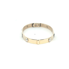 4.75'' - Pr Owned - 9ct - Screw Style Childs Bangle - ( 9.00g ) - Goldbank Jewellers