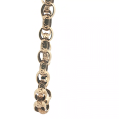 24'' - Pre Owned - 9ct - Patterned Belcher Chain - ( 74.15g )