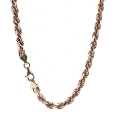 29'' - Pre Owned - 9ct - Rose Gold Rope Chain - ( 68.51g )