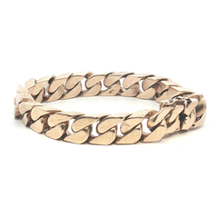 8.5'' - Pre Owned - 9ct - Cuban Link Bracelet - ( 94.4g )
