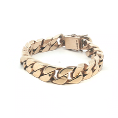 8.5'' - Pre Owned - 9ct - Cuban Link Bracelet - ( 94.4g )