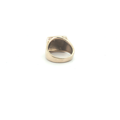 Size O - Pre Owned - 9ct - Pyramid Ring - ( 10.93g ) - Goldbank Jewellers