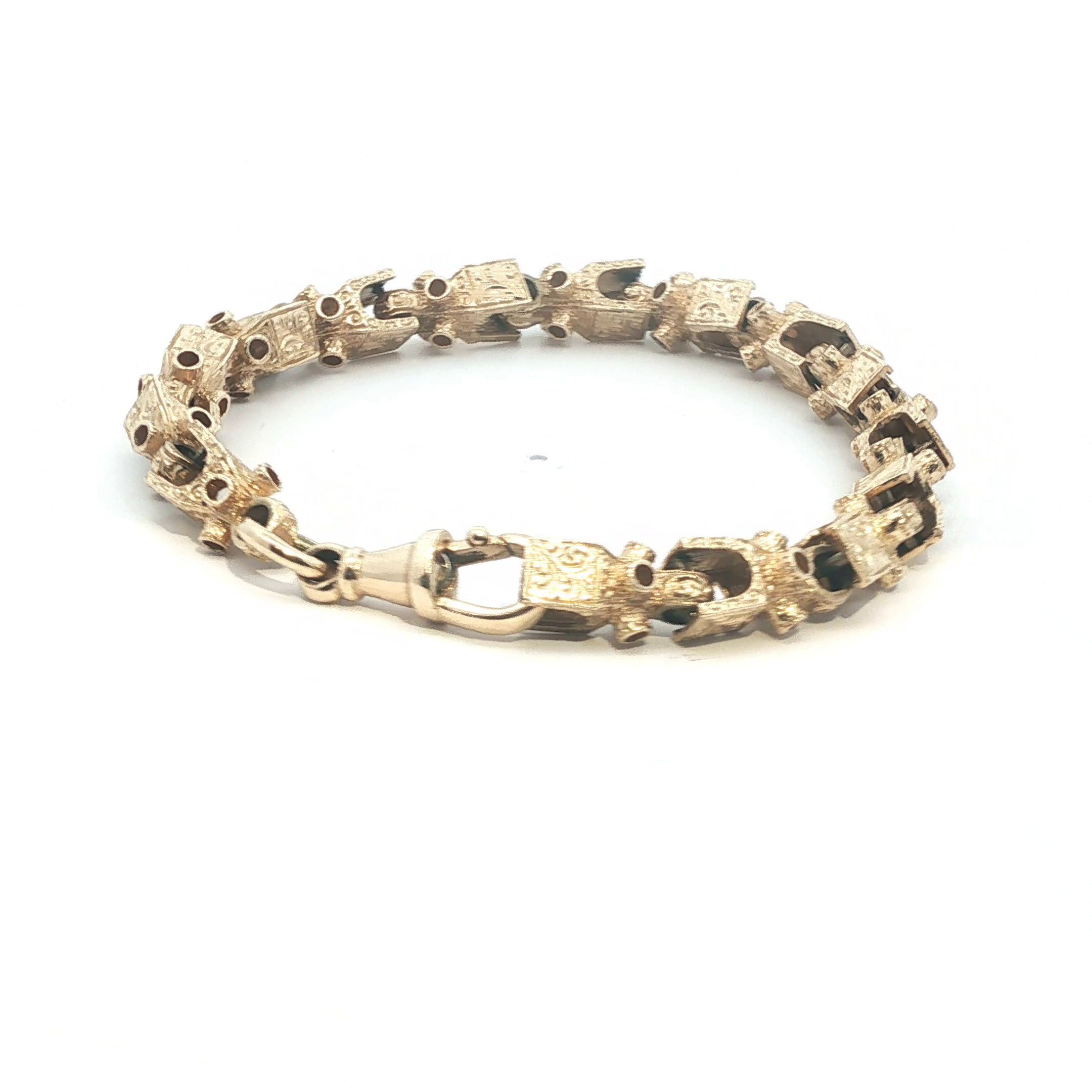 8" - Pre Owned - 9ct - Lego Bracelet - ( 23.77g ) - Goldbank Jewellers