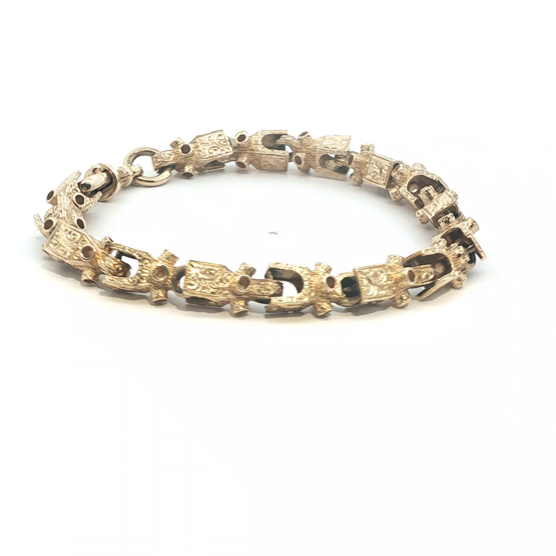 8" - Pre Owned - 9ct - Lego Bracelet - ( 23.77g ) - Goldbank Jewellers