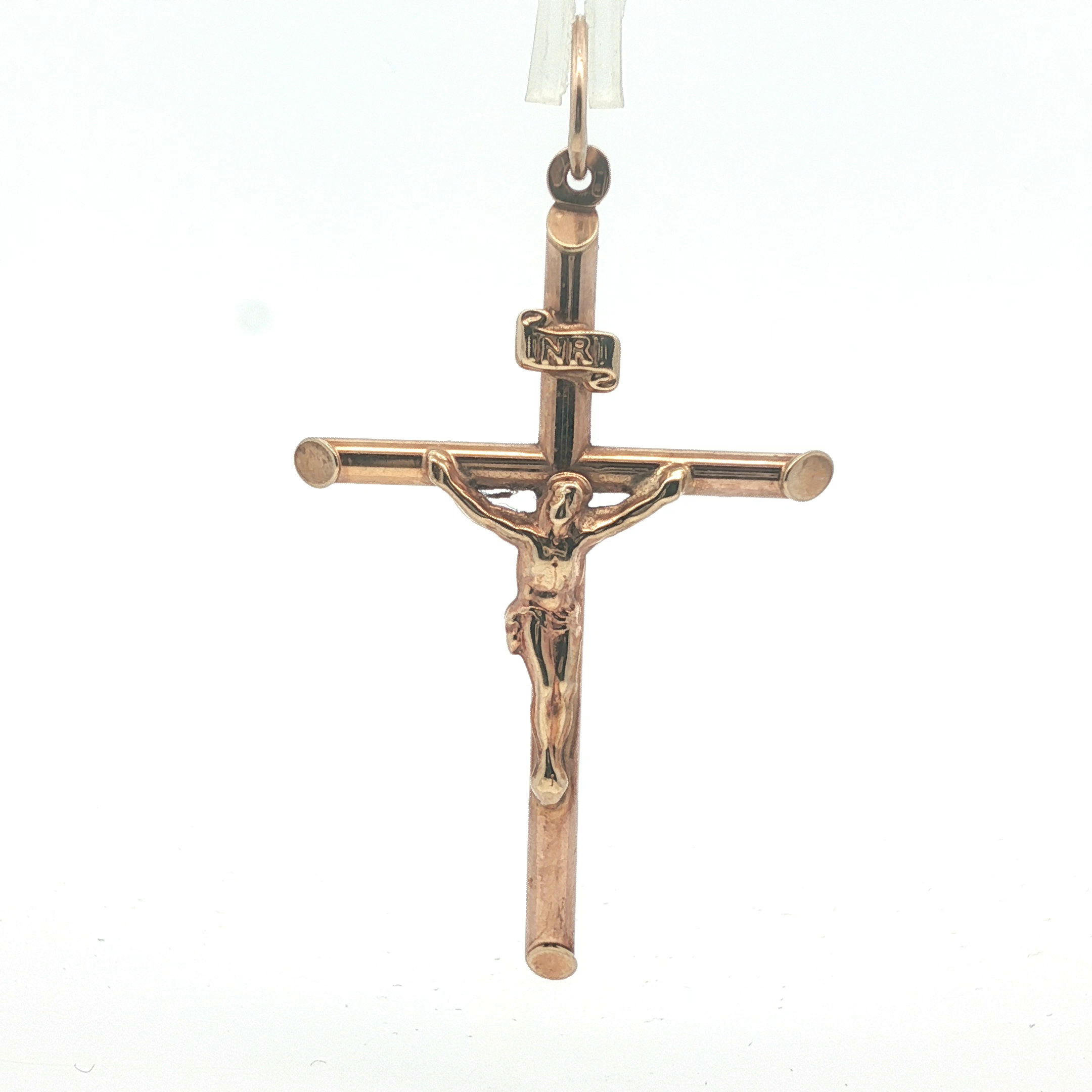 2.25" x 1.25" - Pre Owned - 9ct - Crucifix Cross - ( 2.81g ) - Goldbank Jewellers