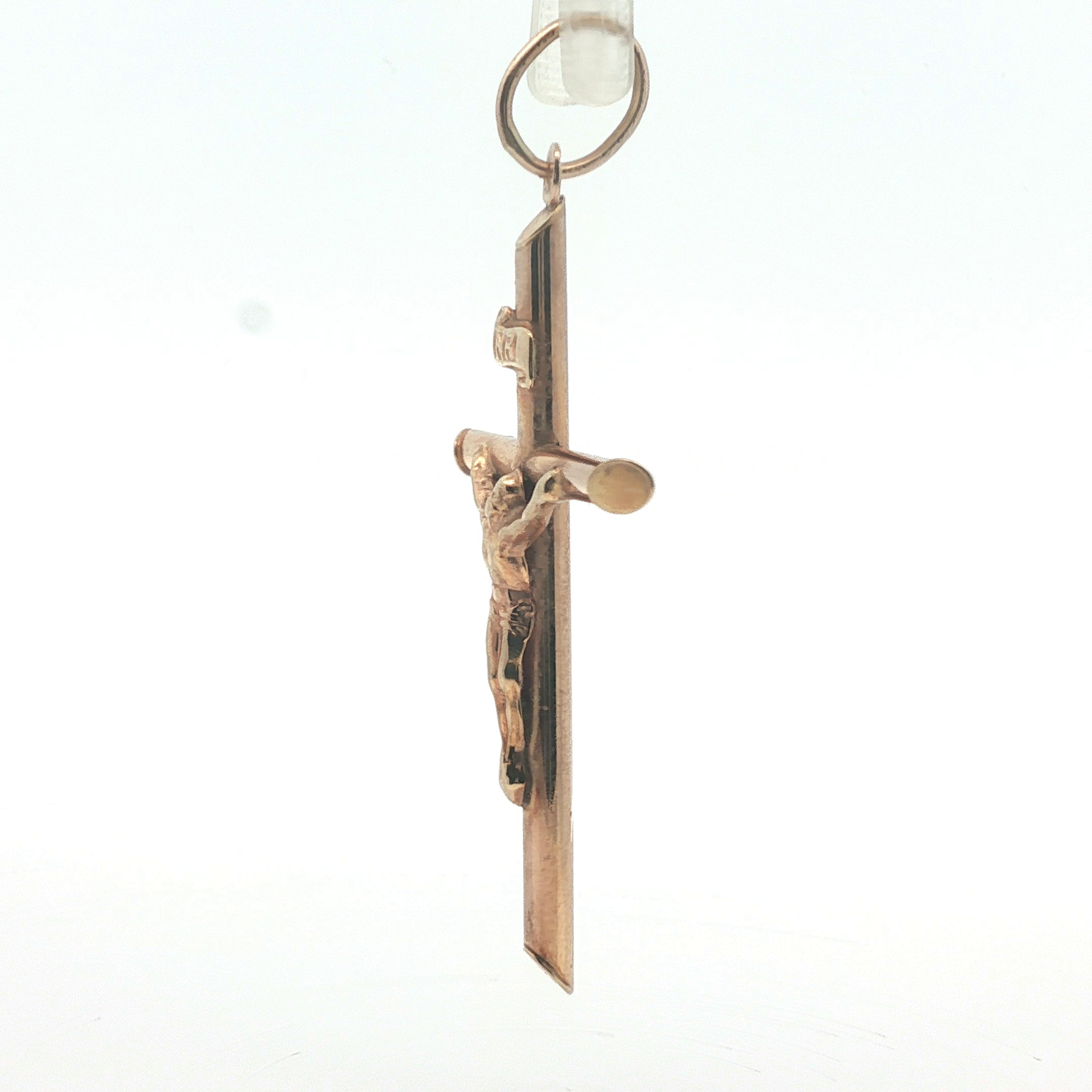 2.25" x 1.25" - Pre Owned - 9ct - Crucifix Cross - ( 2.81g ) - Goldbank Jewellers