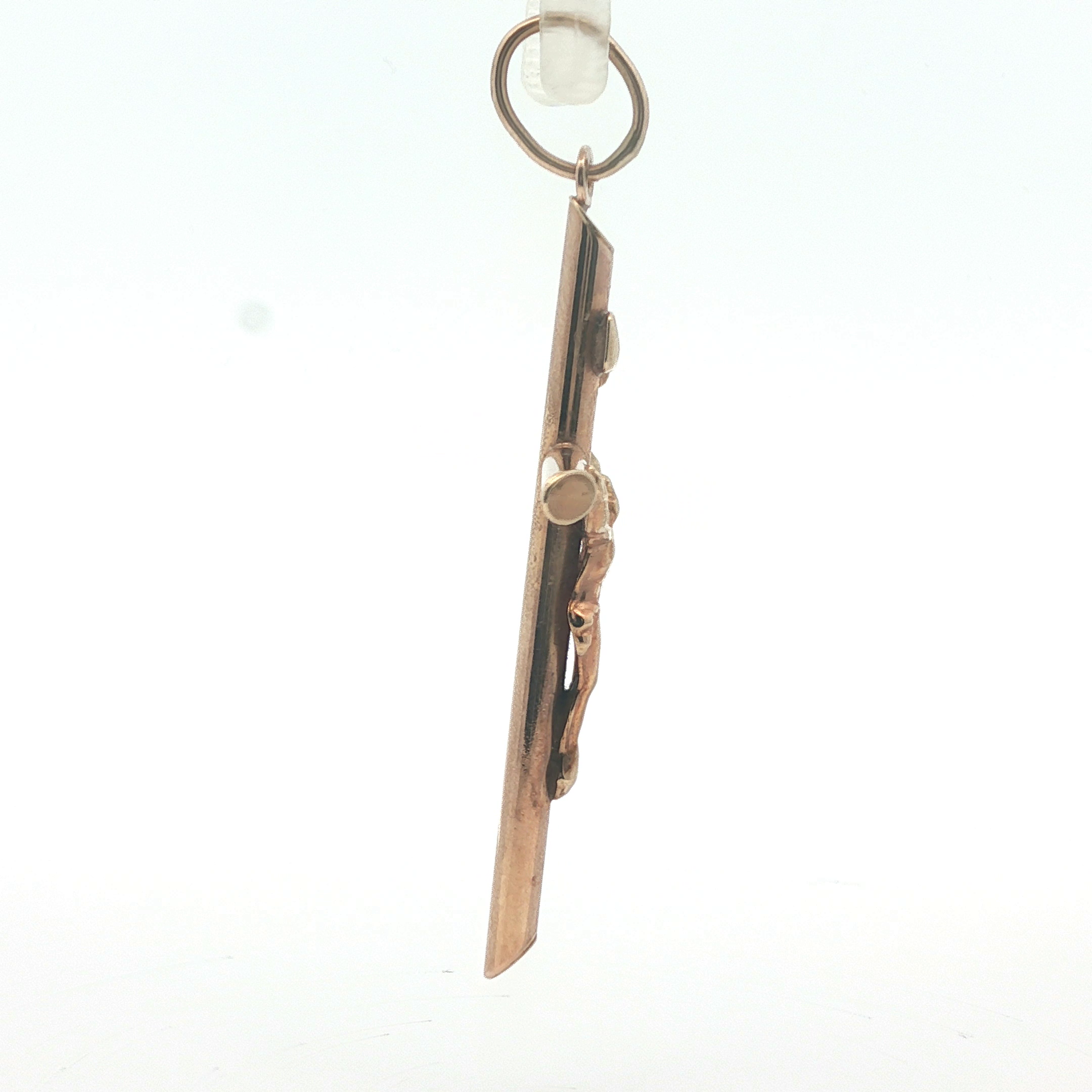 2.25" x 1.25" - Pre Owned - 9ct - Crucifix Cross - ( 2.81g ) - Goldbank Jewellers