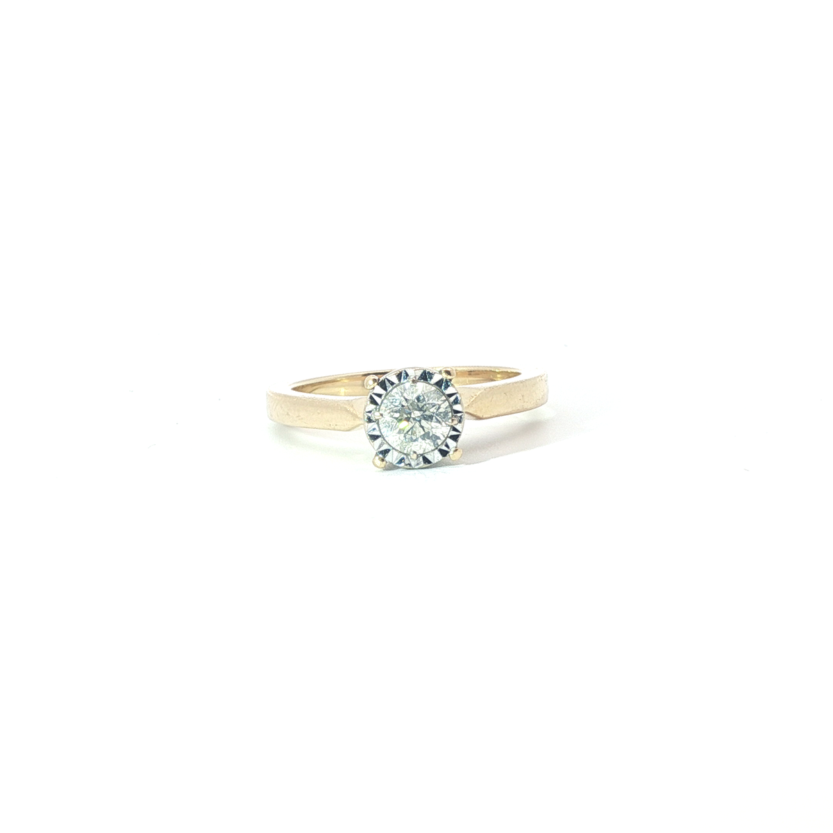 18k 0.47ct diamond solitaire - Goldbank Jewellers