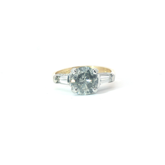 18k 1.5ct centre diamond (1.8tcw) solitaire