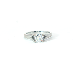 Platinum Diamond Solitaire 0.75ct