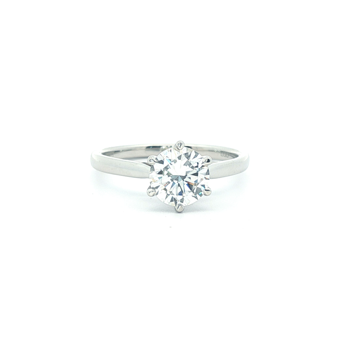 Platinum Diamond Solitaire 1.02ct (LAB-GROWN) D-VVS1
