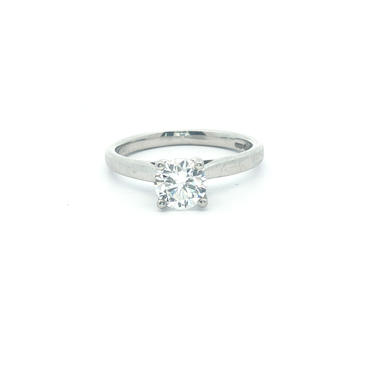 GIA- Platinum Diamond Solitaire 0.70CT VS1-E