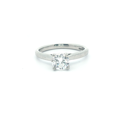 GIA- Platinum Diamond Solitaire 0.70CT VS1-E