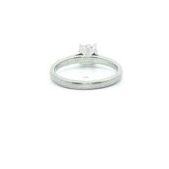 GIA- Platinum Diamond Solitaire 0.70CT VS1-E