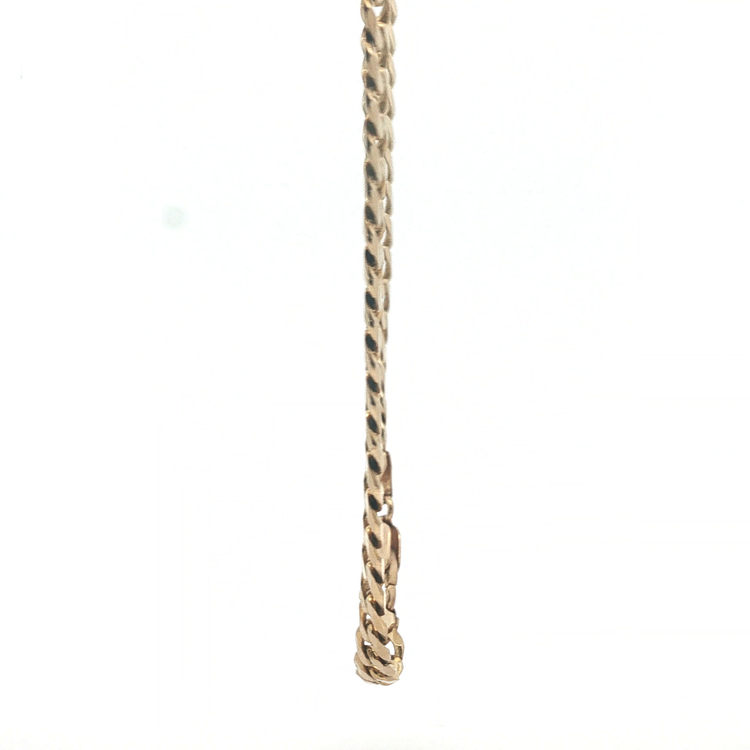 20" - Pre Owned - 9ct - Flat Curb Chain - ( 21.20g )