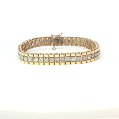 9ct Diamond Tennis bracelet - Goldbank Jewellers