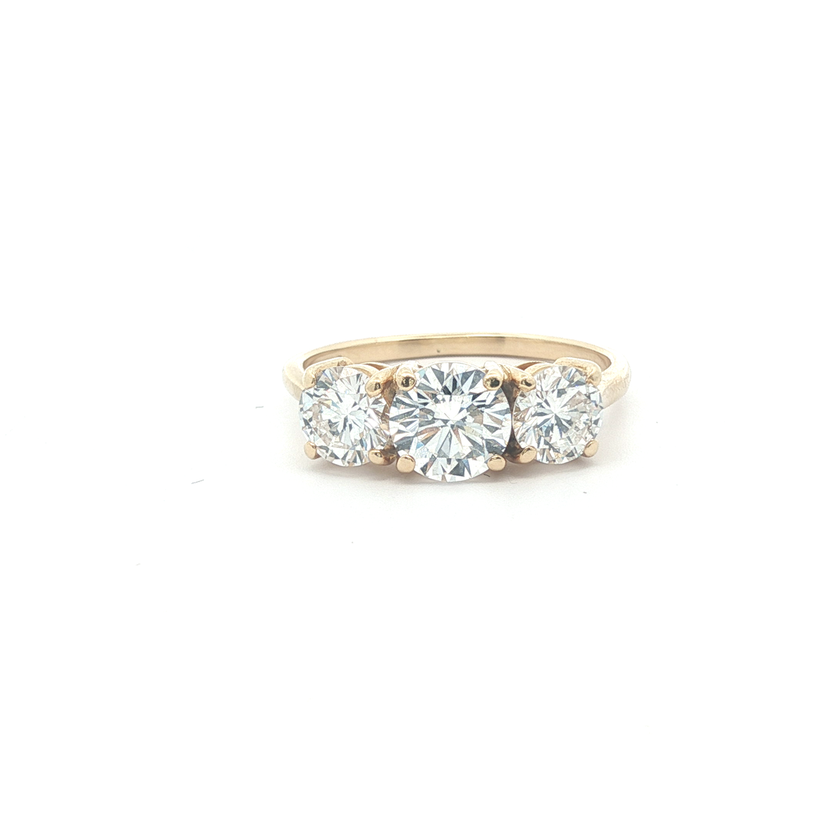 1.50ct Trilogy Diamond Ring – 18ct Yellow Gold - Goldbank Jewellers