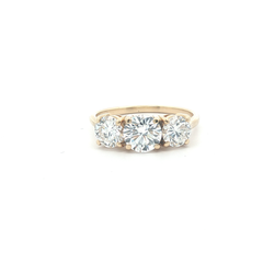 1.50ct Trilogy Diamond Ring – 18ct Yellow Gold - Goldbank Jewellers