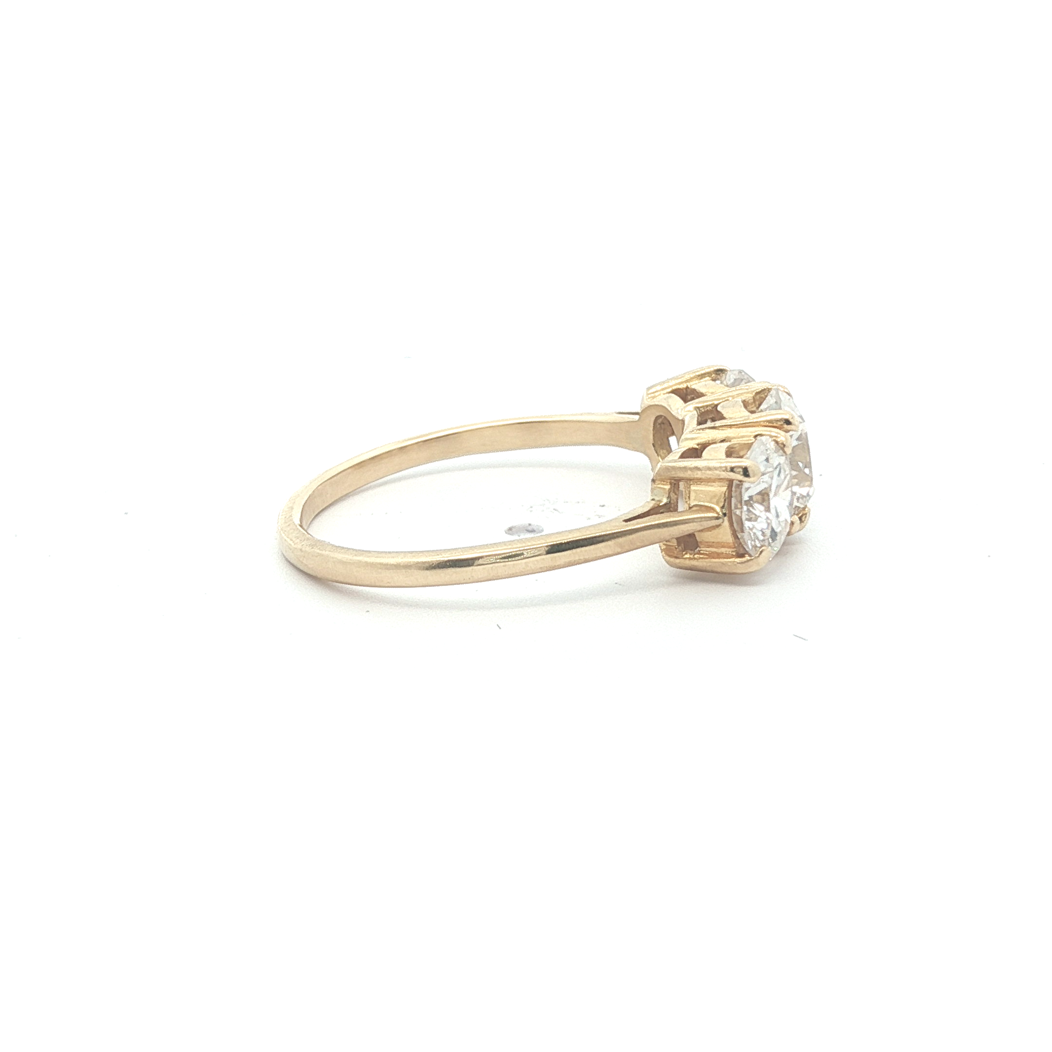 1.50ct Trilogy Diamond Ring – 18ct Yellow Gold - Goldbank Jewellers