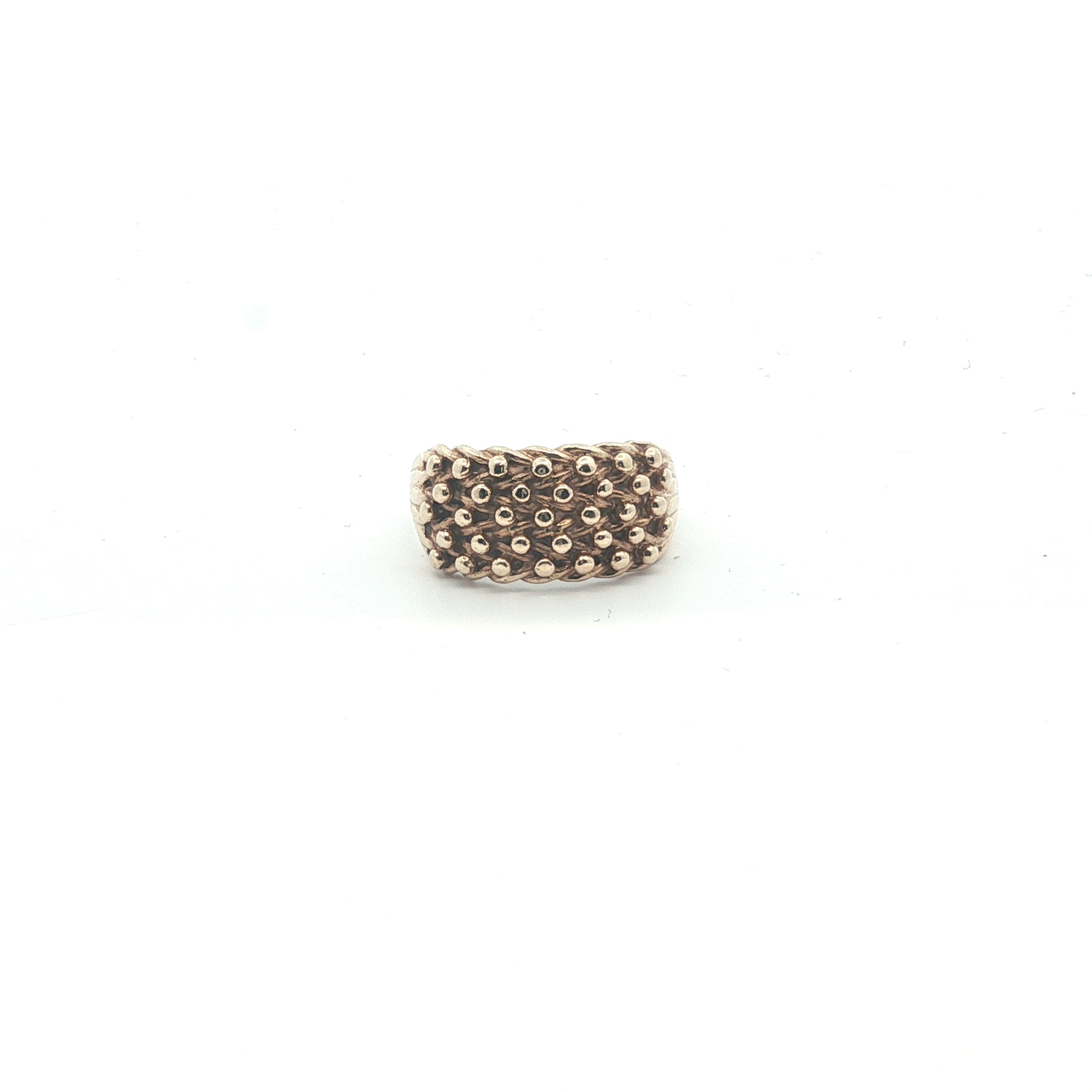 Size N.5 - Pre Owned - 9ct - Keeper Ring - ( 3.78g ) - Goldbank Jewellers