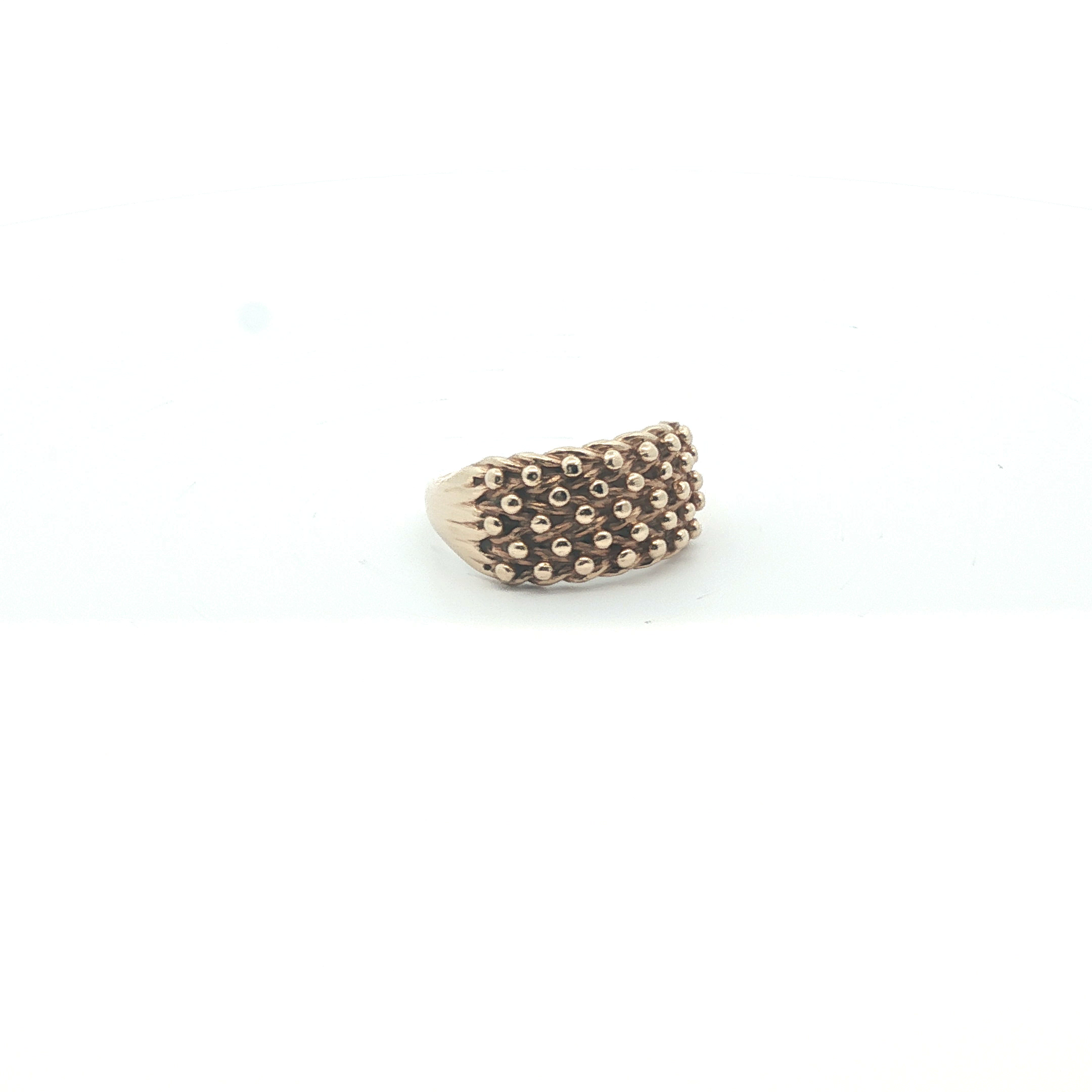 Size N.5 - Pre Owned - 9ct - Keeper Ring - ( 3.78g ) - Goldbank Jewellers
