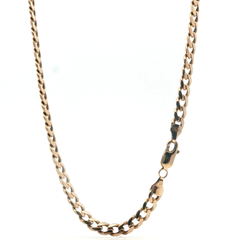 21" - Pre Owned - 9ct - Flat Curb Chain - ( 23.88g ) - Goldbank Jewellers