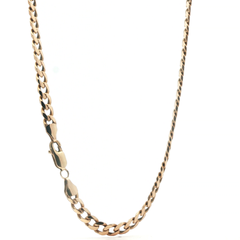 21" - Pre Owned - 9ct - Flat Curb Chain - ( 23.88g ) - Goldbank Jewellers