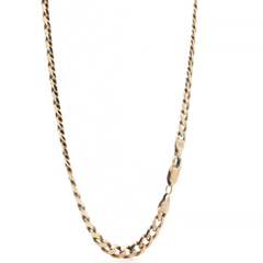 21" - Pre Owned - 9ct - Flat Curb Chain - ( 23.88g ) - Goldbank Jewellers